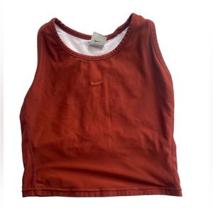 🔥NIKE Dri Fit SPORTS TOP🔥Size XL🔥 Color-Red/Brown 🔥Used